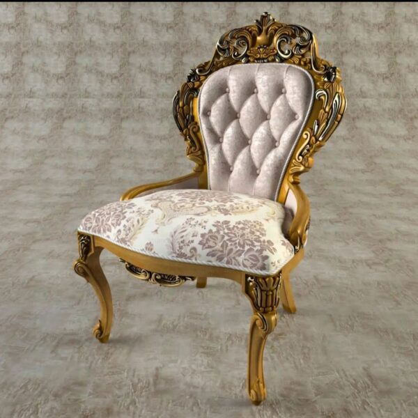 Golden Carving Chair